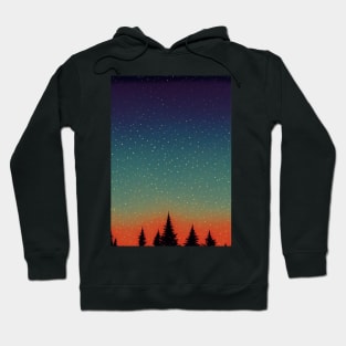 Magical sunset pattern Hoodie